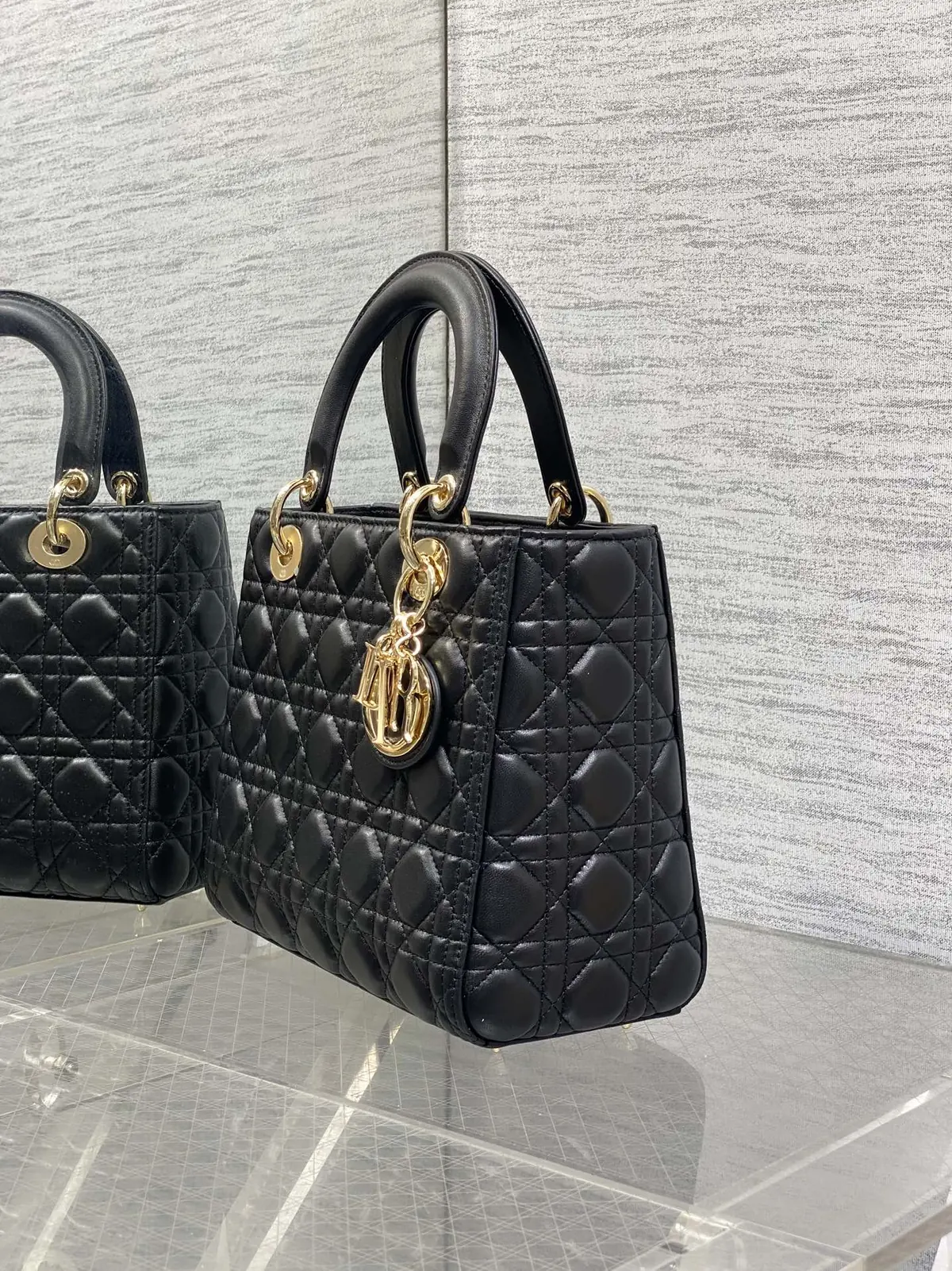 Dior Style Black Leather Bag Bags Bag detail image 6 from source 741856