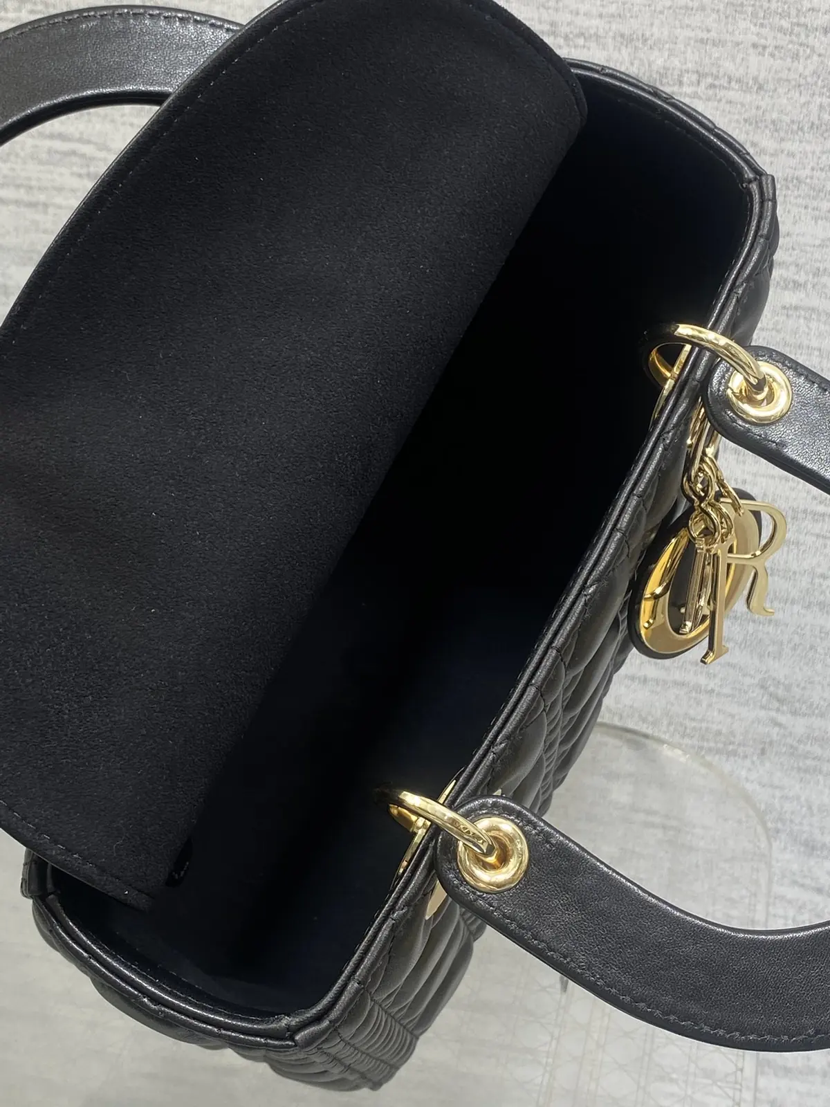 Dior Style Black Leather Bag Bags Bag detail image 8 from source 741856