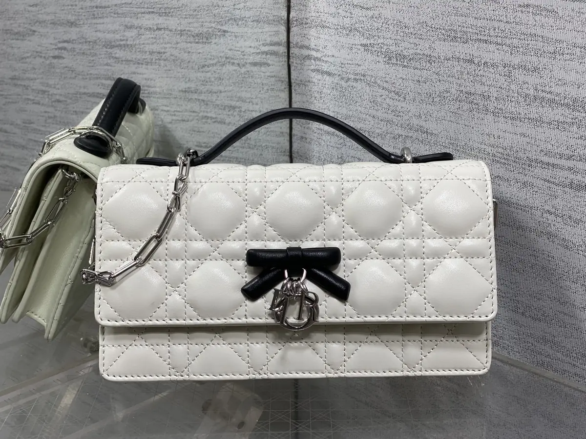 Dior Style Black Leather Chain Bag Lookbook Reference image 2