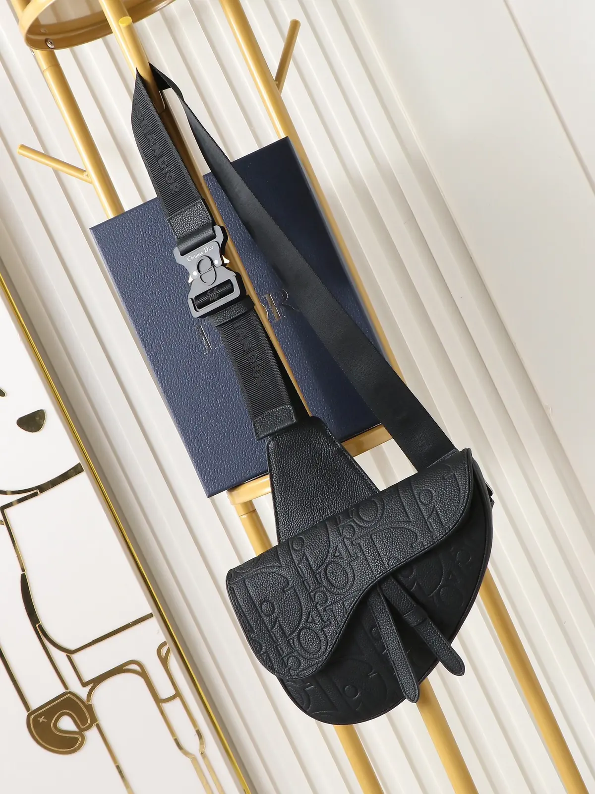 Dior Style Black Leather Crossbody Bag Lookbook Reference image 1