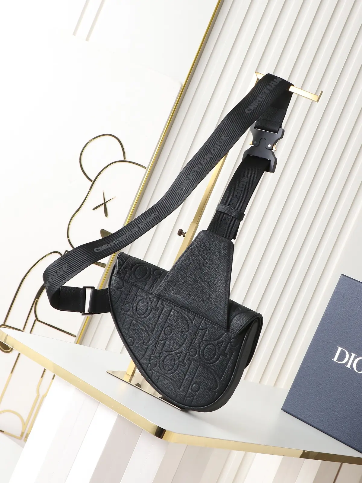 Dior Style Black Leather Crossbody Bag Lookbook Reference image 3