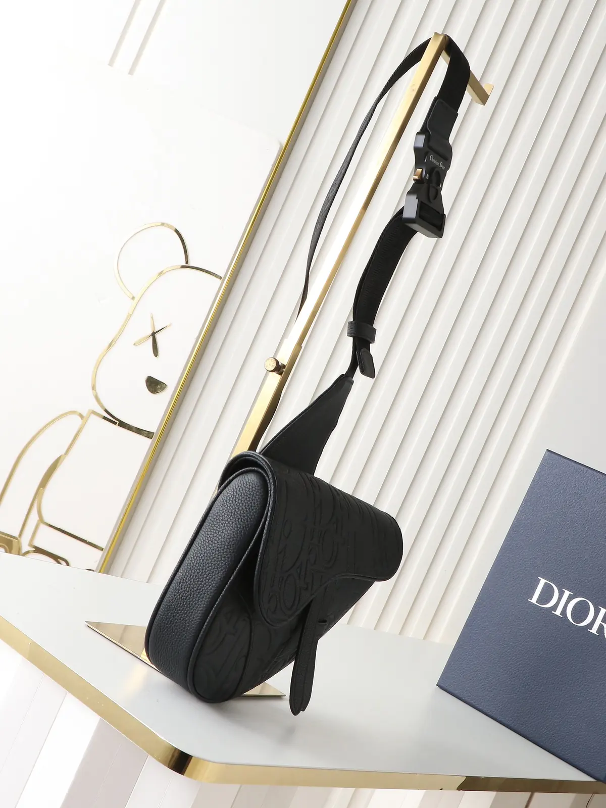 Dior Style Black Leather Crossbody Bag Lookbook Reference image 4
