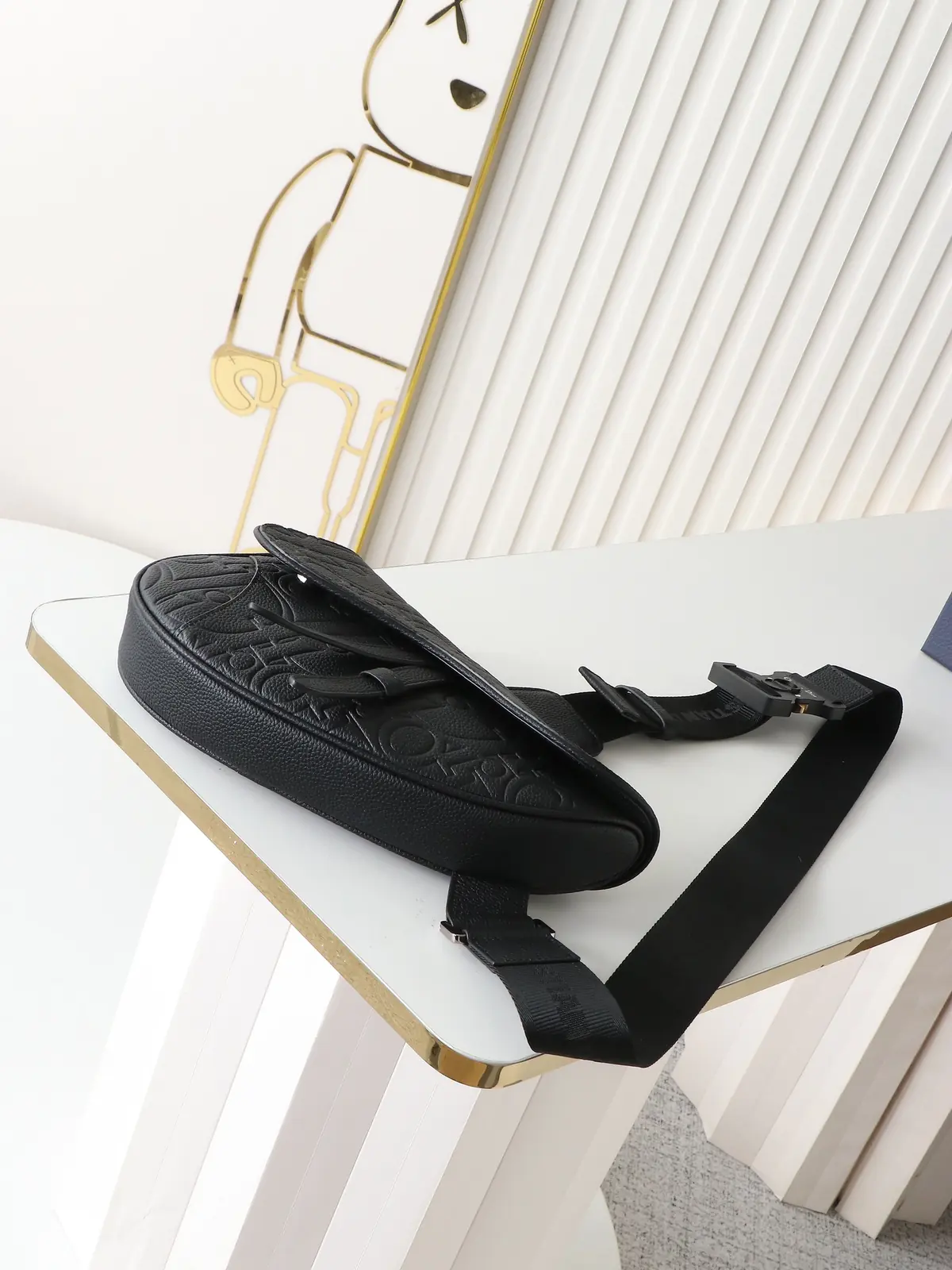 Dior Style Black Leather Crossbody Bag Lookbook Reference image 5