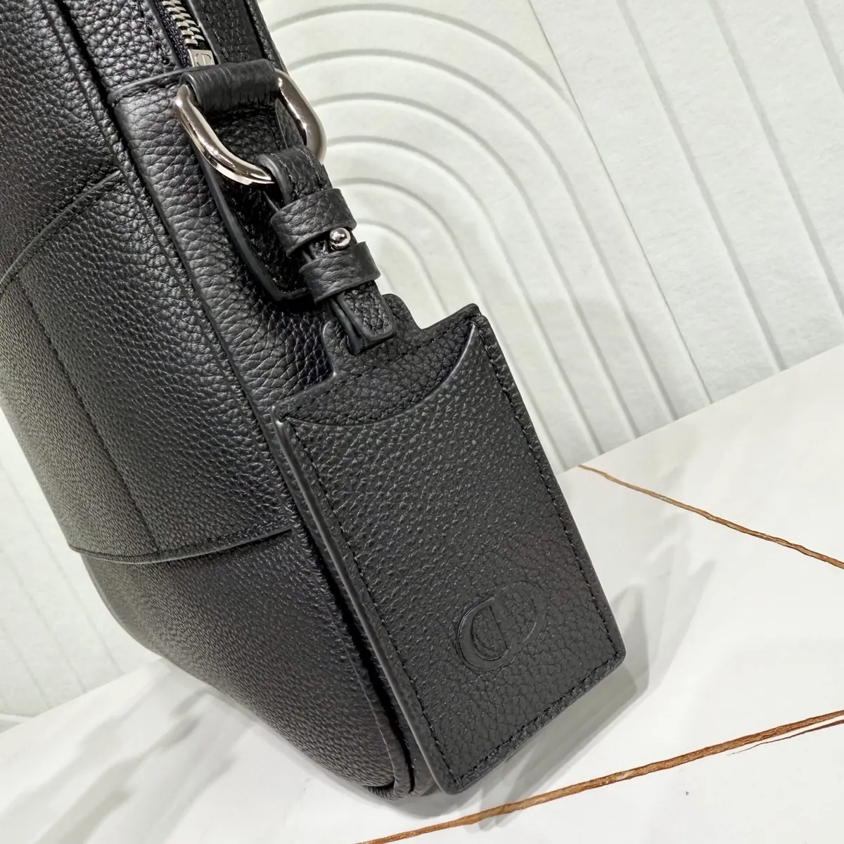 Dior Style Black Leather Crossbody Bag Lookbook Reference image 5