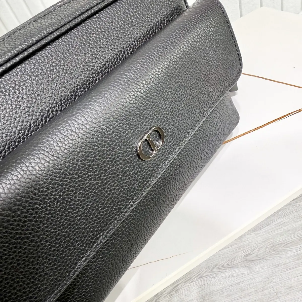 Dior Style Black Leather Crossbody Bag Lookbook Reference image 6
