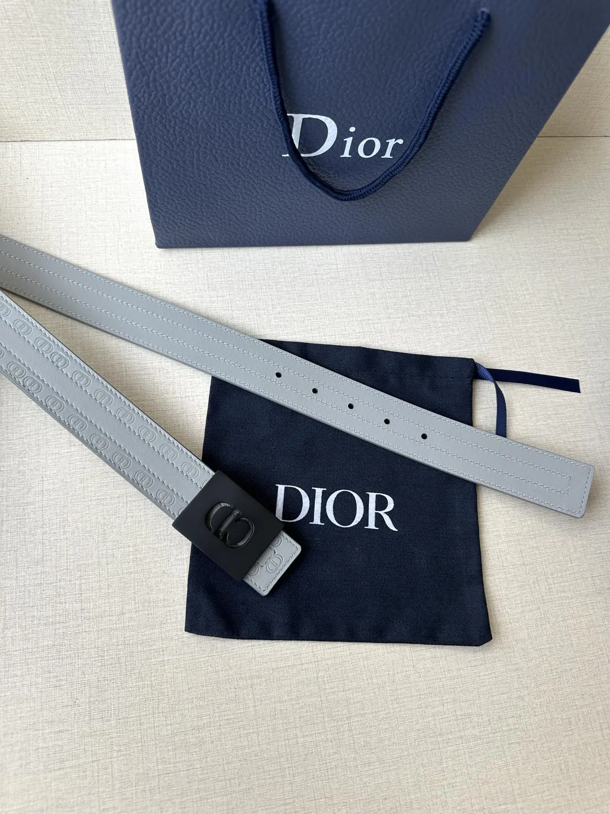 Dior Style Black Leather Men's Belts Lookbook Reference image 5