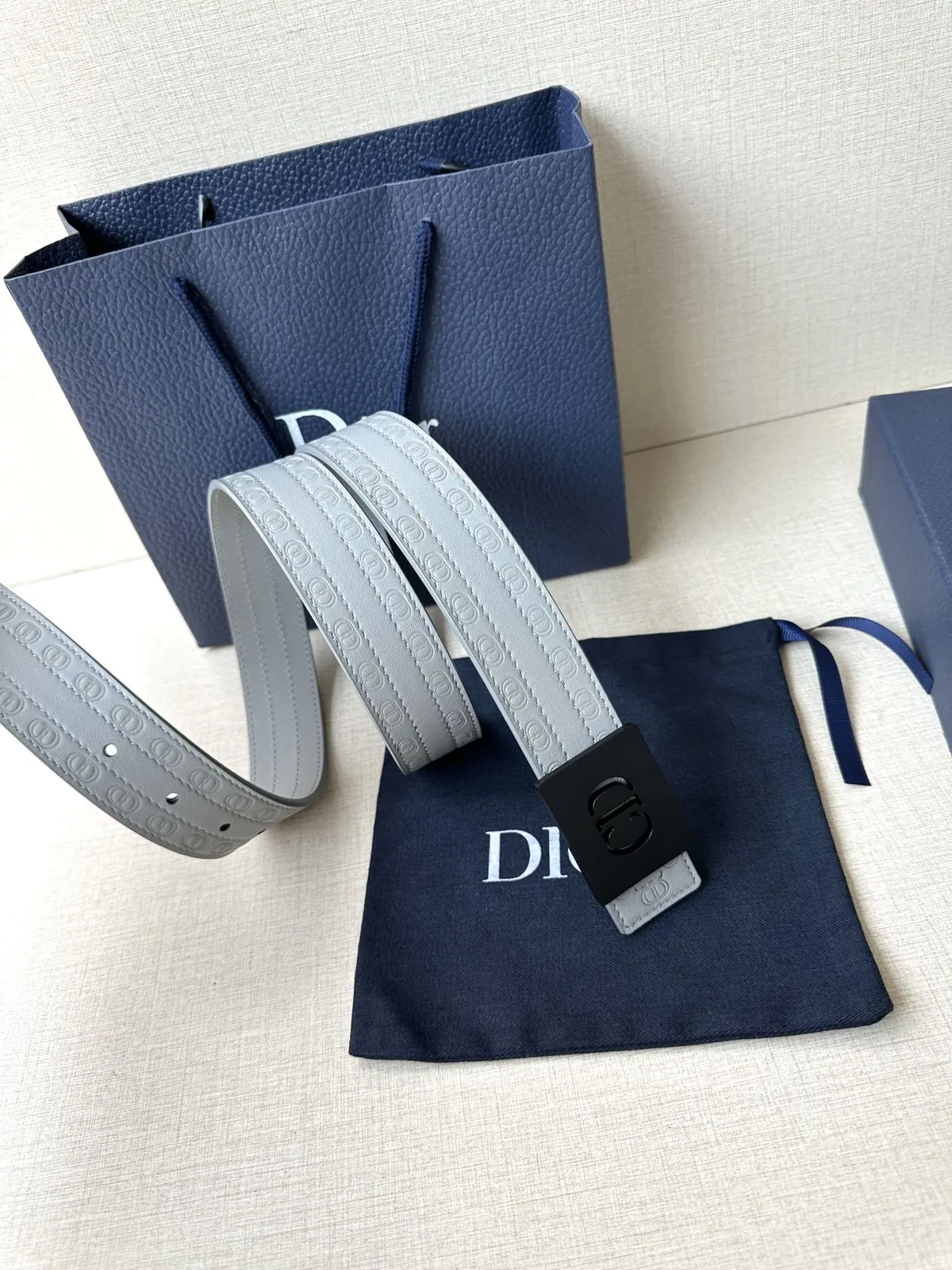 Dior Style Black Leather Men's Belts Lookbook Reference image 6