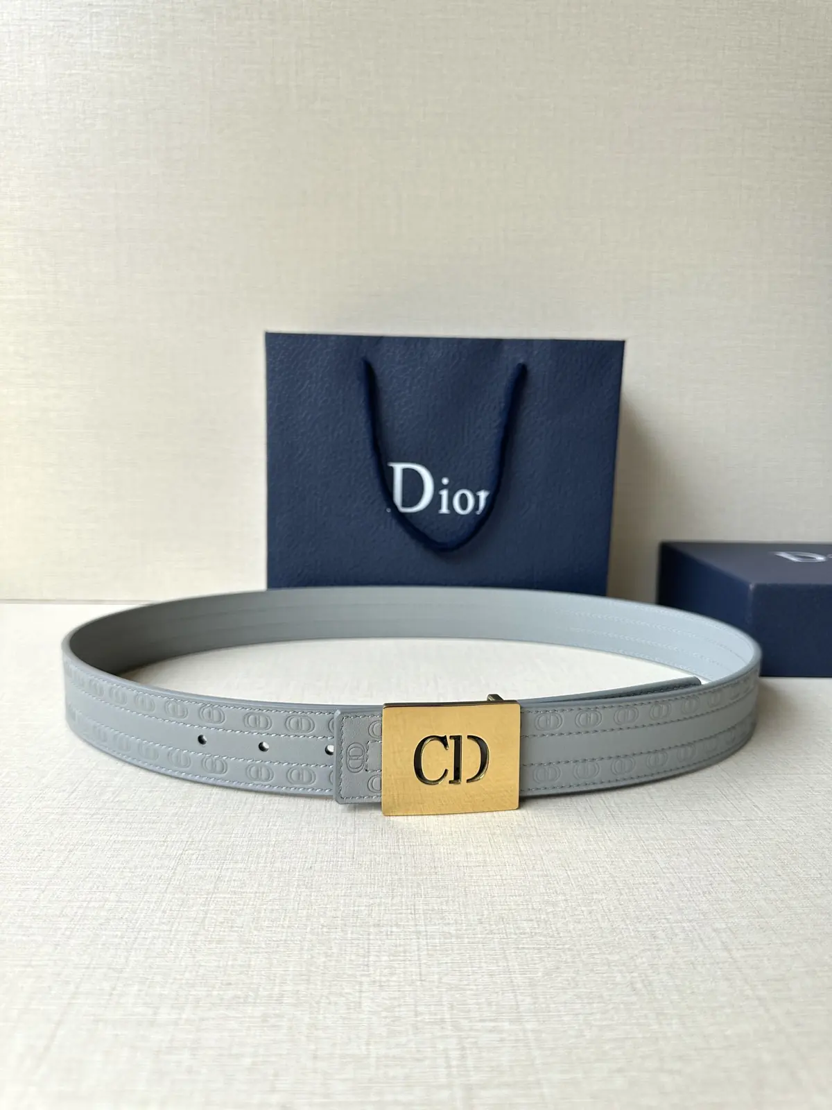 Dior Style Black Leather Men's Belts Lookbook Reference image 1