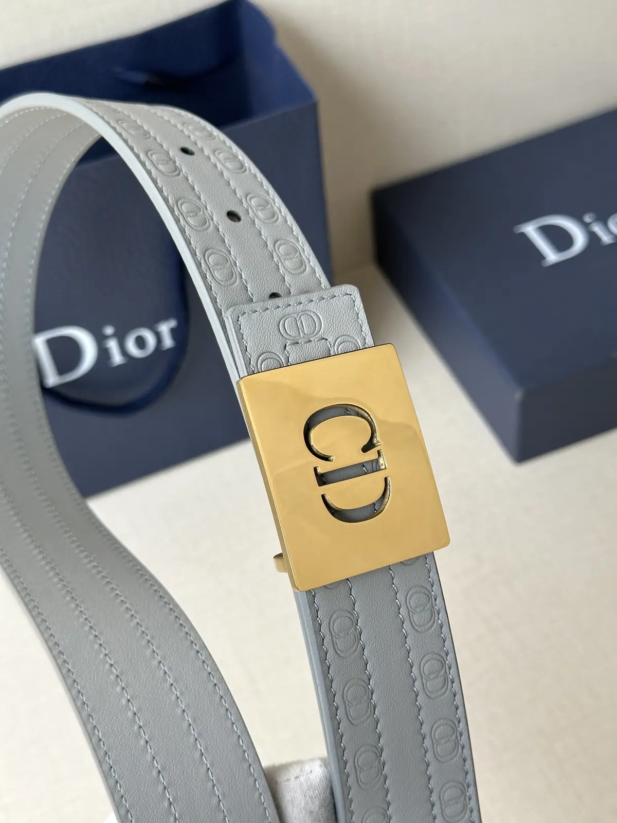 Dior Style Black Leather Men's Belts Lookbook Reference image 2