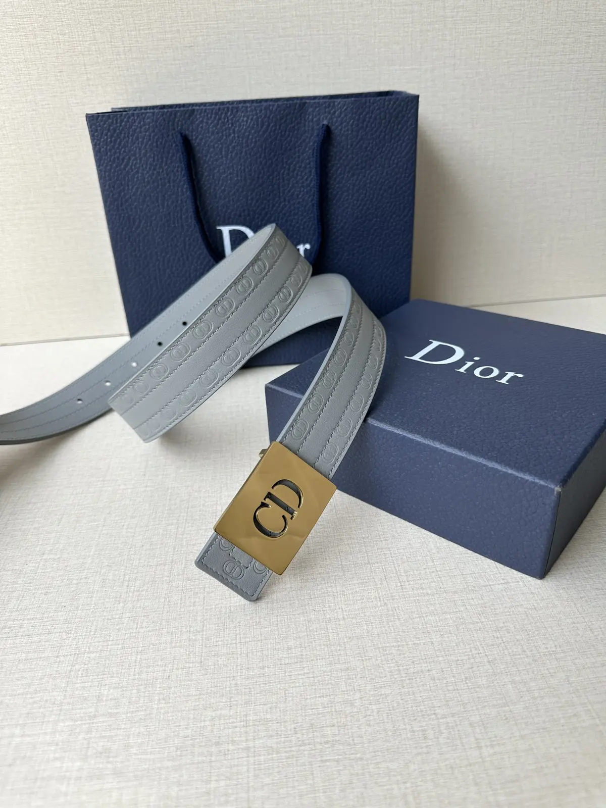 Dior Style Black Leather Men's Belts Lookbook Reference image 3