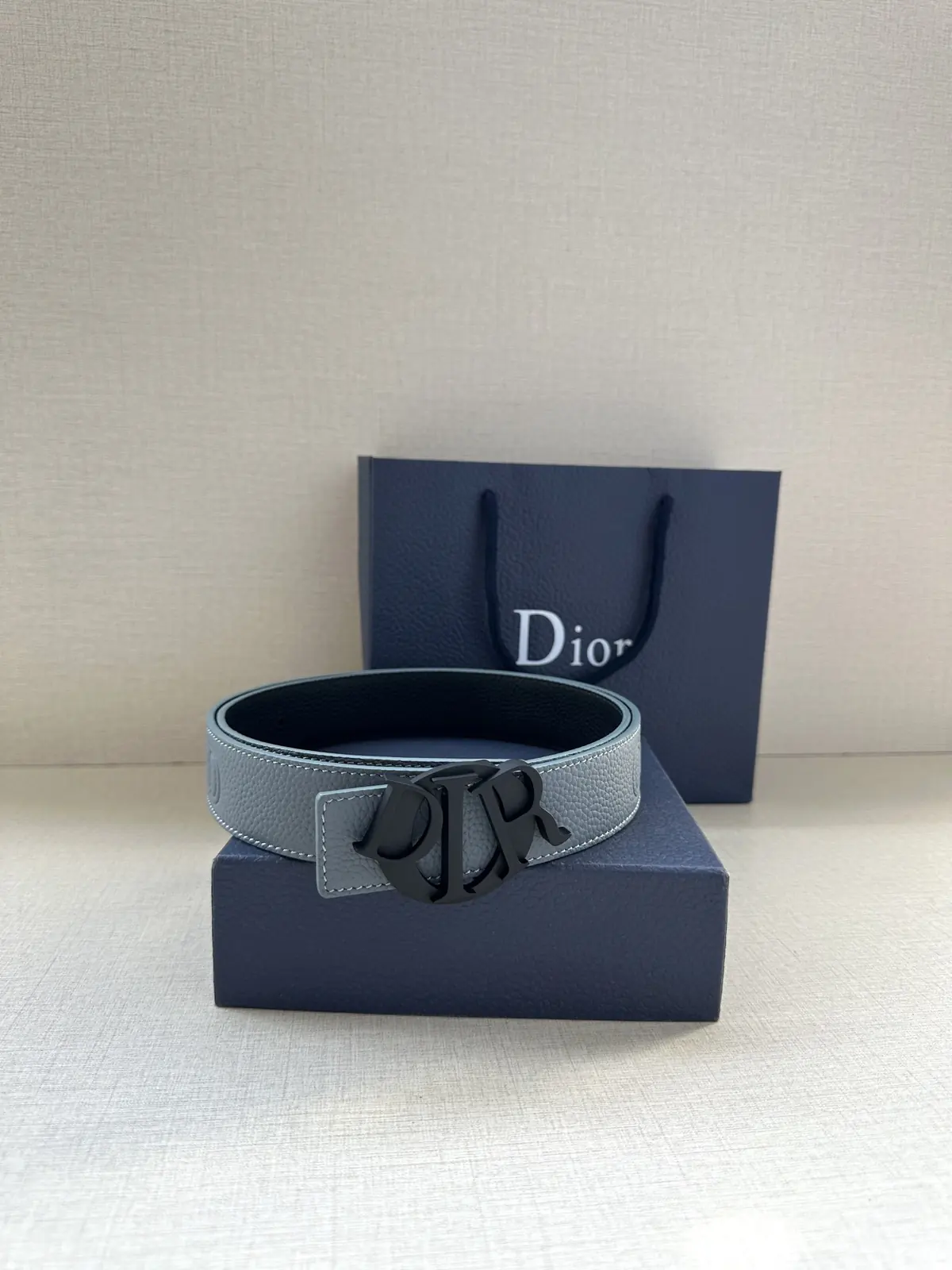 Dior Style Black Leather Men's Belts Lookbook Reference image 3