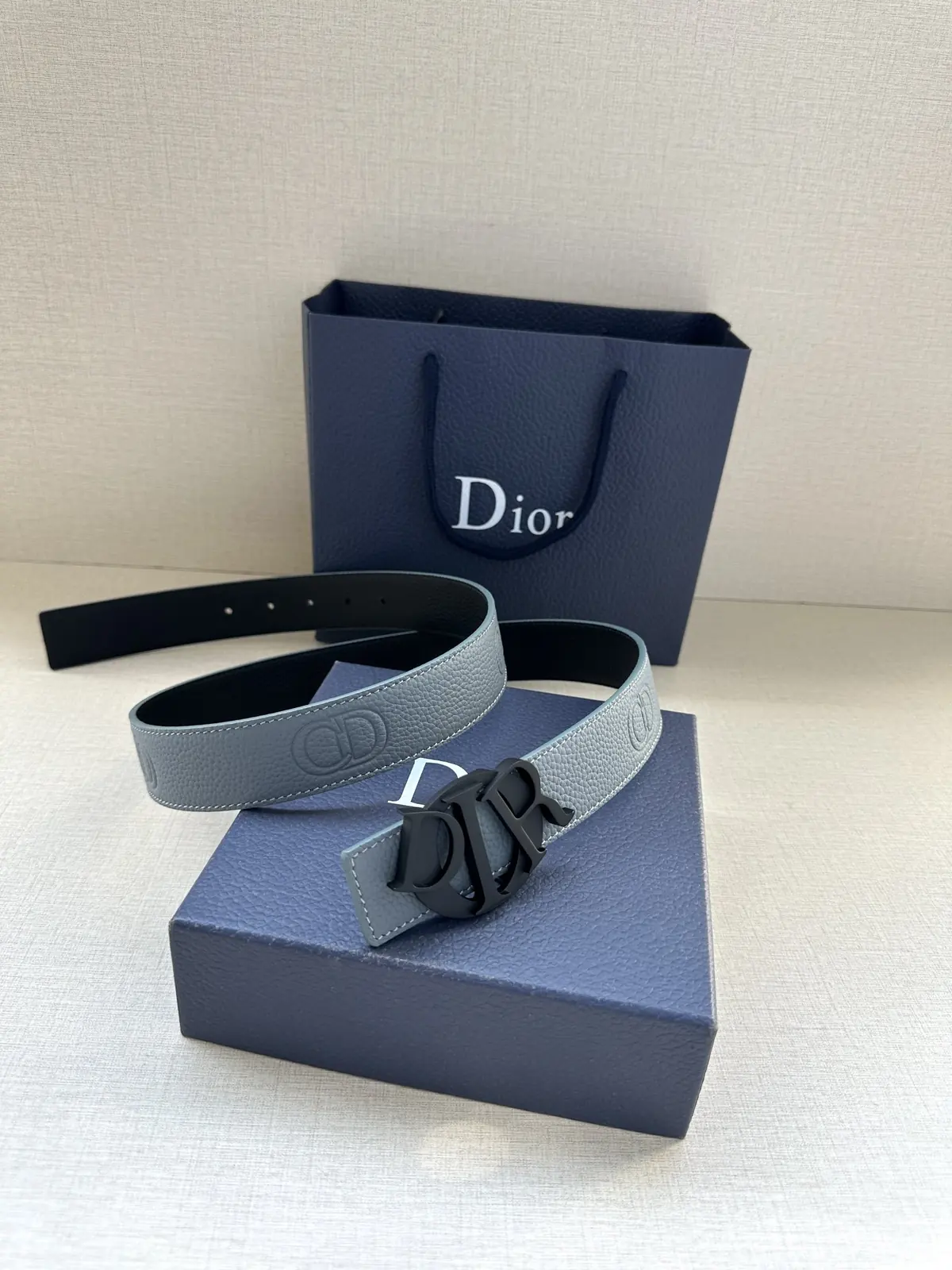 Dior Style Black Leather Men's Belts Lookbook Reference image 4