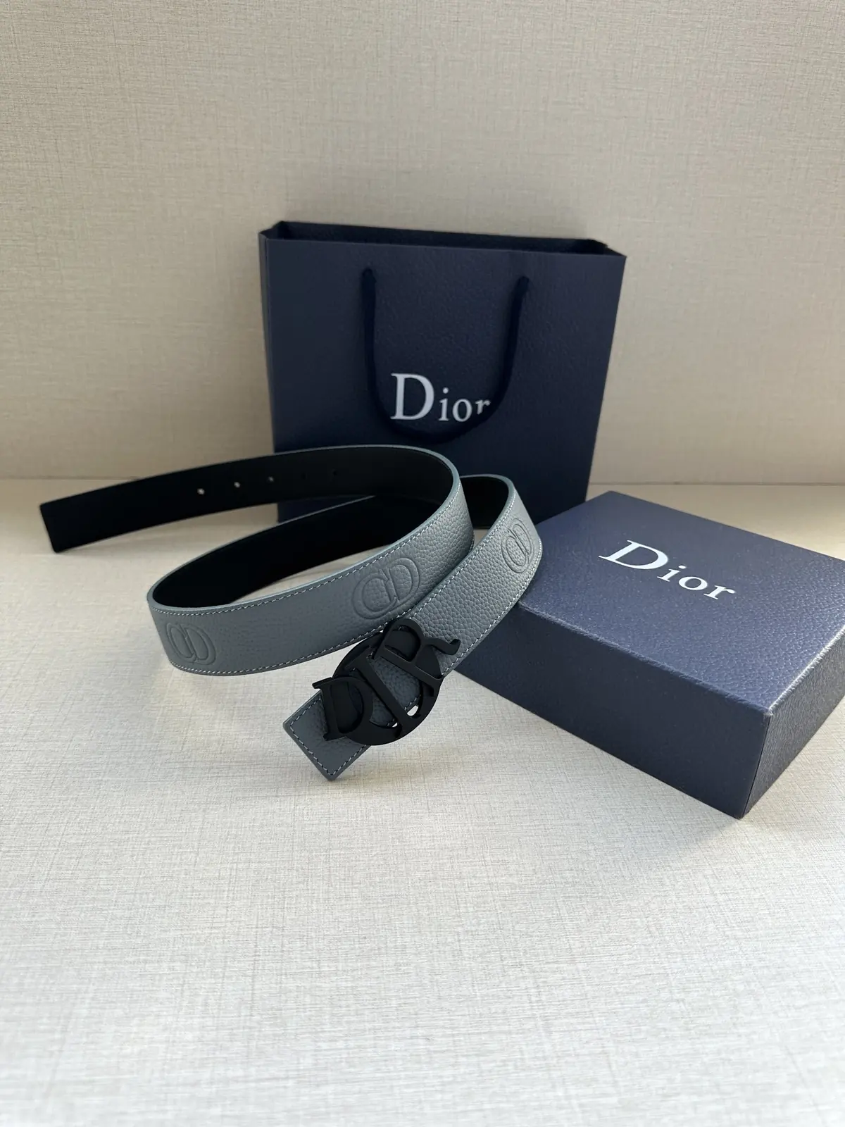 Dior Style Black Leather Men's Belts Lookbook Reference image 6