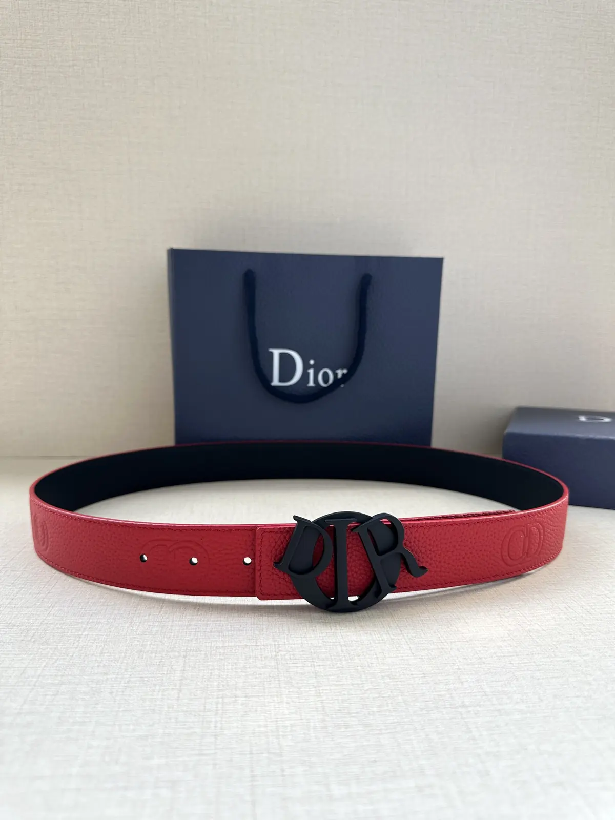 Dior Style Black Leather Men's Belts Lookbook Reference image 1