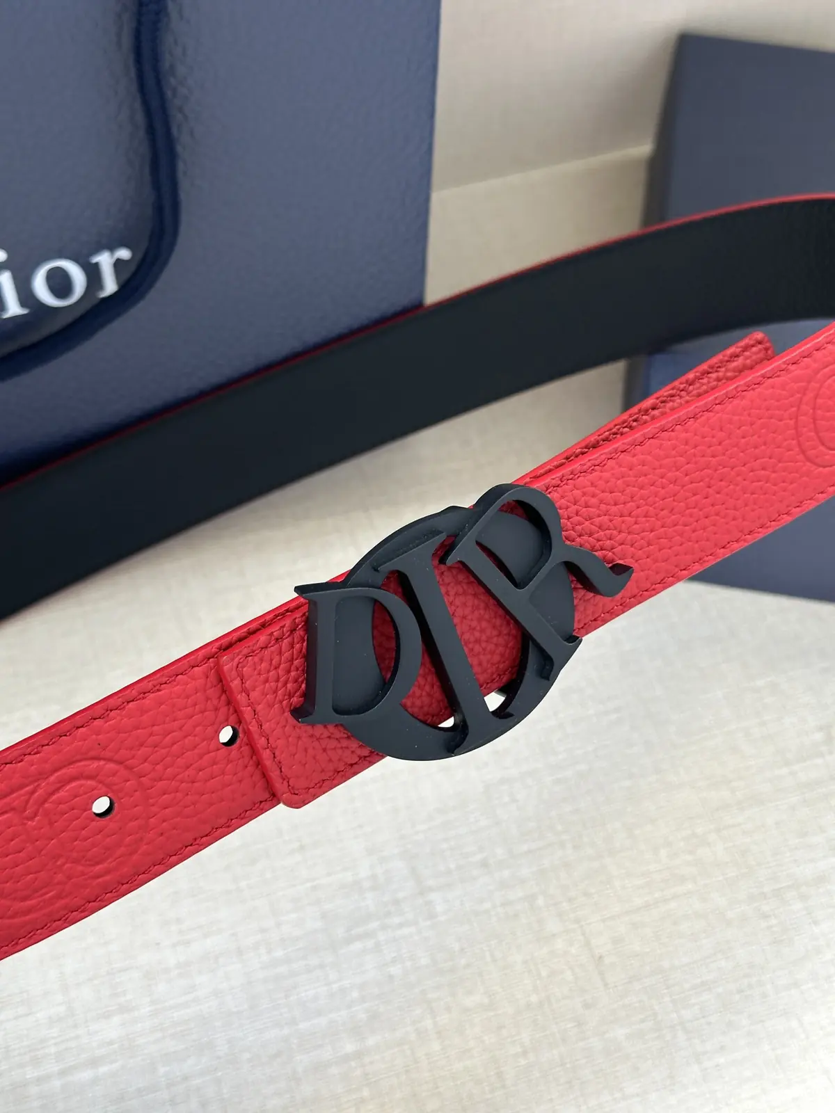 Dior Style Black Leather Men's Belts Lookbook Reference image 4