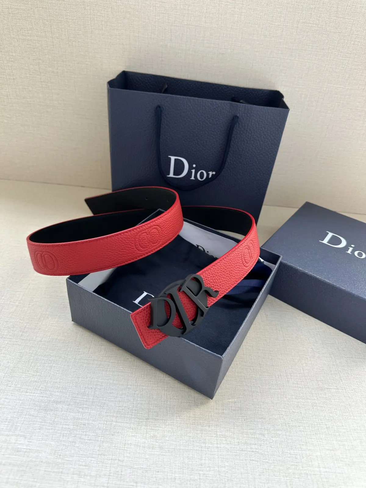 Dior Style Black Leather Men's Belts Lookbook Reference image 5