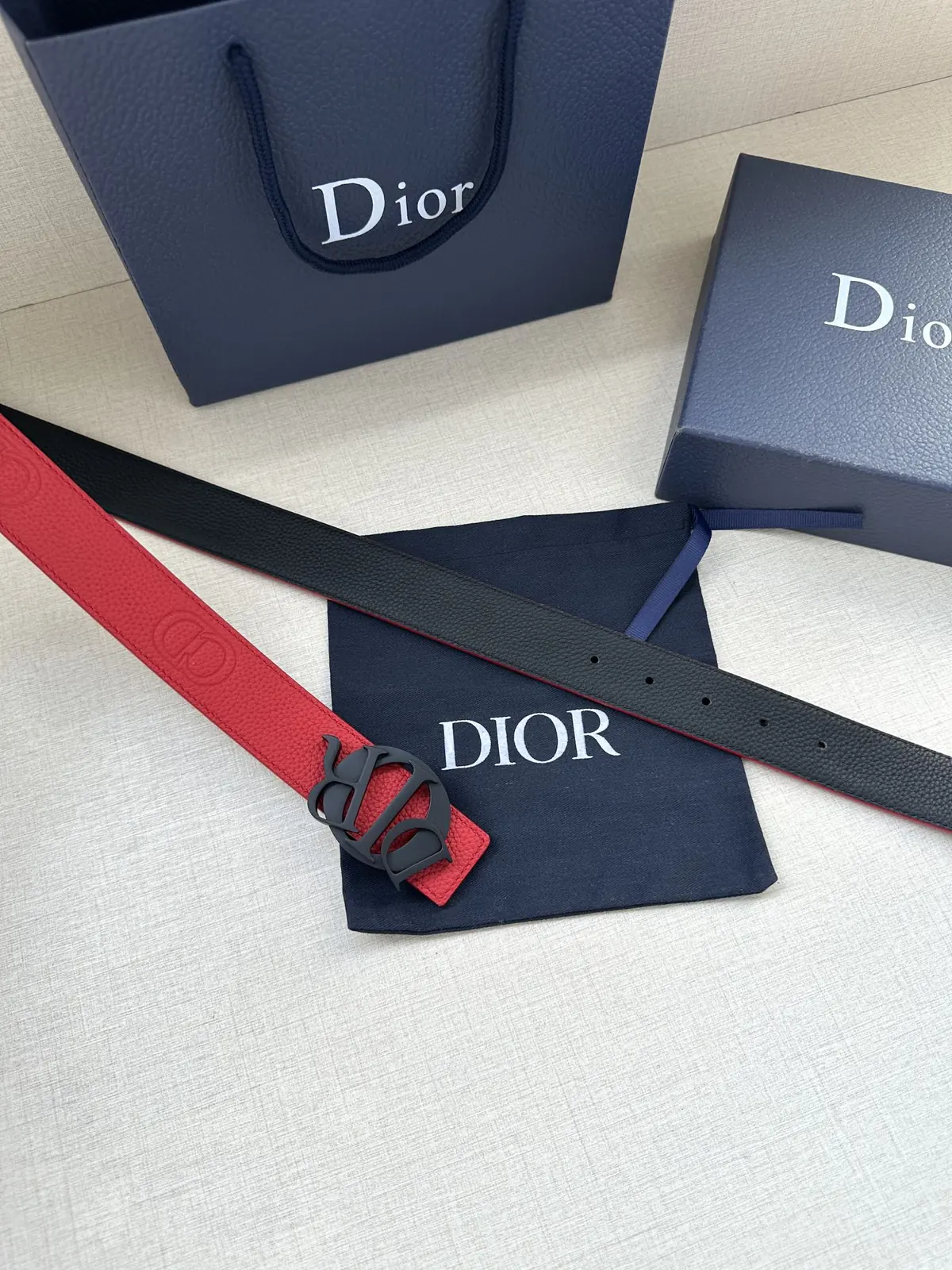 Dior Style Black Leather Men's Belts Lookbook Reference image 6