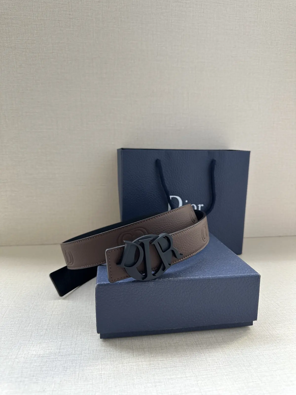 Dior Style Black Leather Men's Belts Lookbook Reference image 3