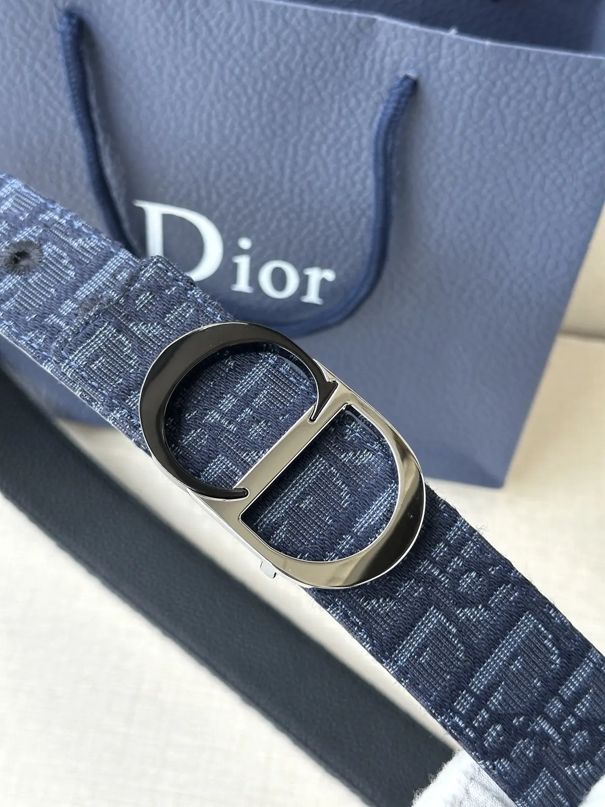 Dior Style Black Leather Men's Belts Lookbook Reference image 2