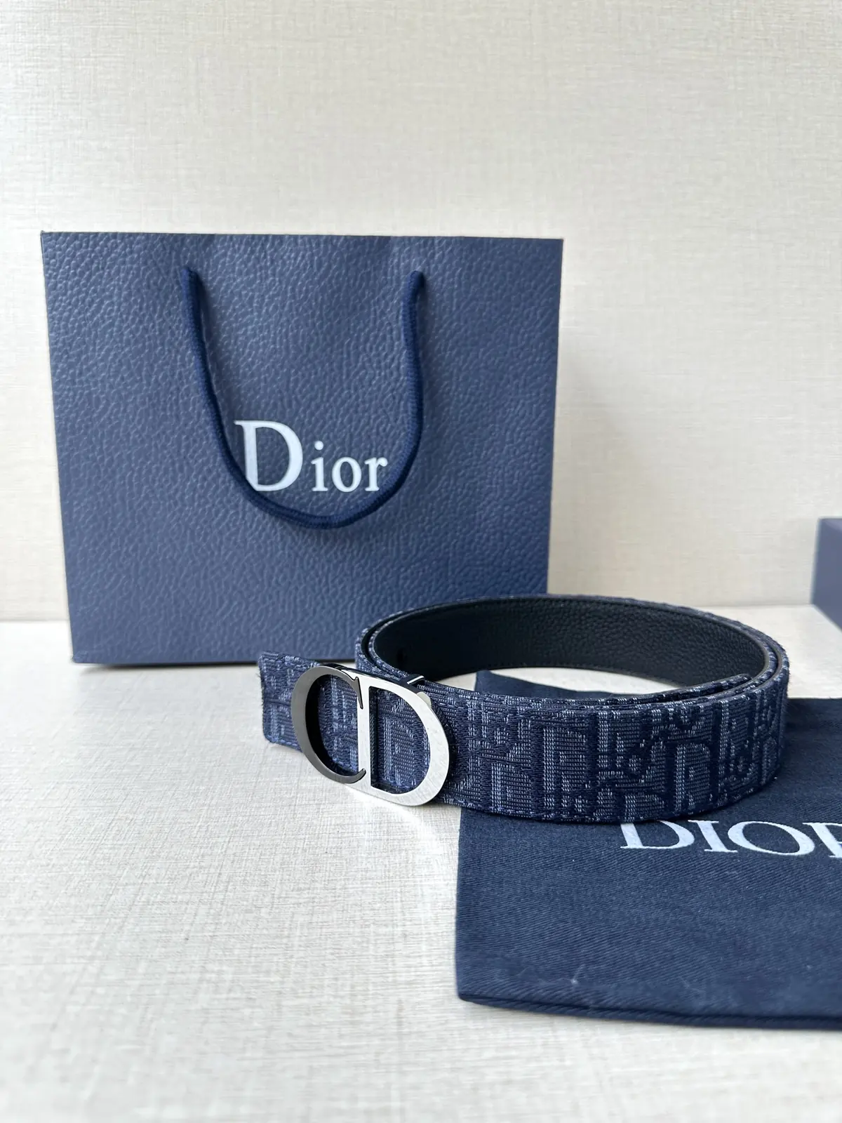 Dior Style Black Leather Men's Belts Lookbook Reference image 3