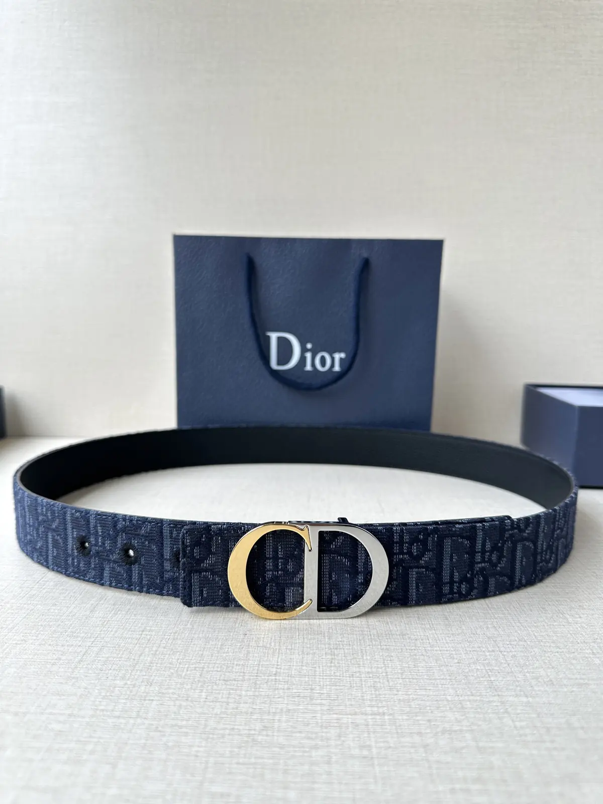 Dior Style Black Leather Men's Belts Lookbook Reference image 1