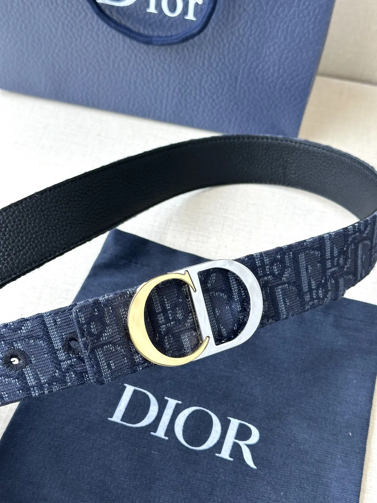 Dior Style Black Leather Men's Belts Lookbook Reference image 2