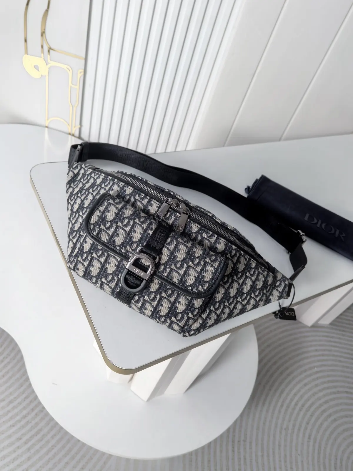 Dior Style Black Leather Top Handle Bag Lookbook Reference image 2