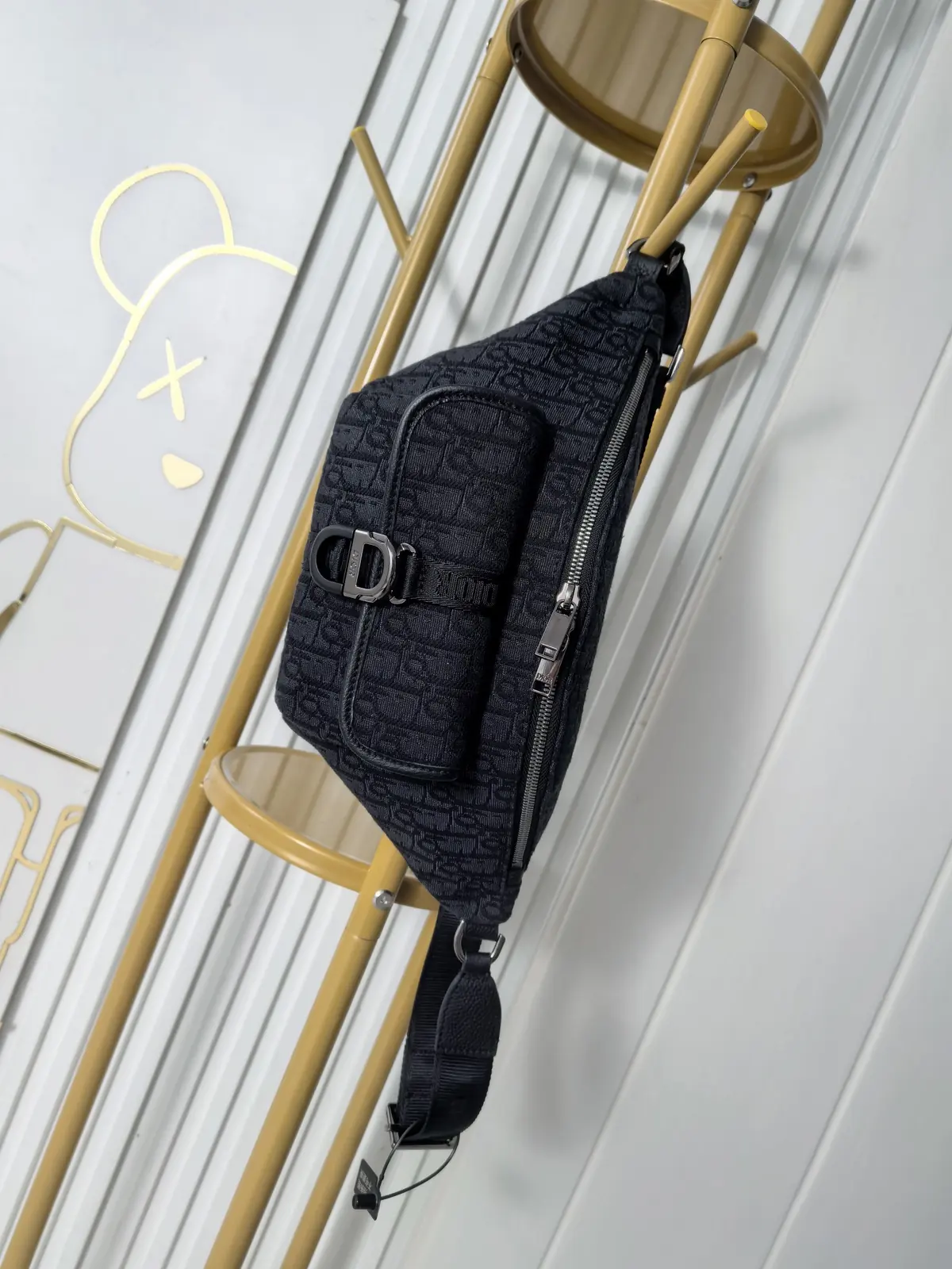 Dior Style Black Leather Top Handle Bag Lookbook Reference image 1