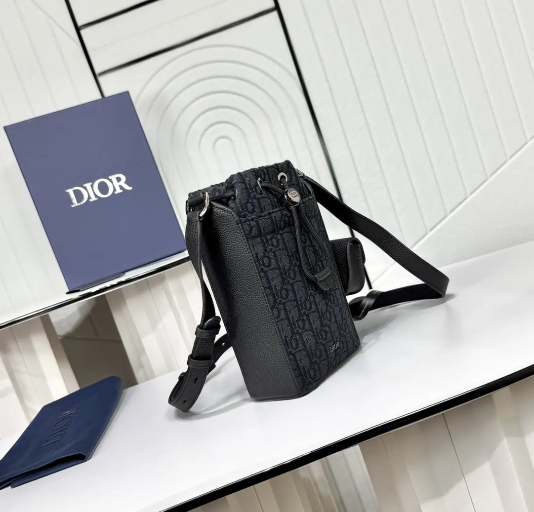 Dior Style Black Leather Top Handle Bag Lookbook Reference image 2