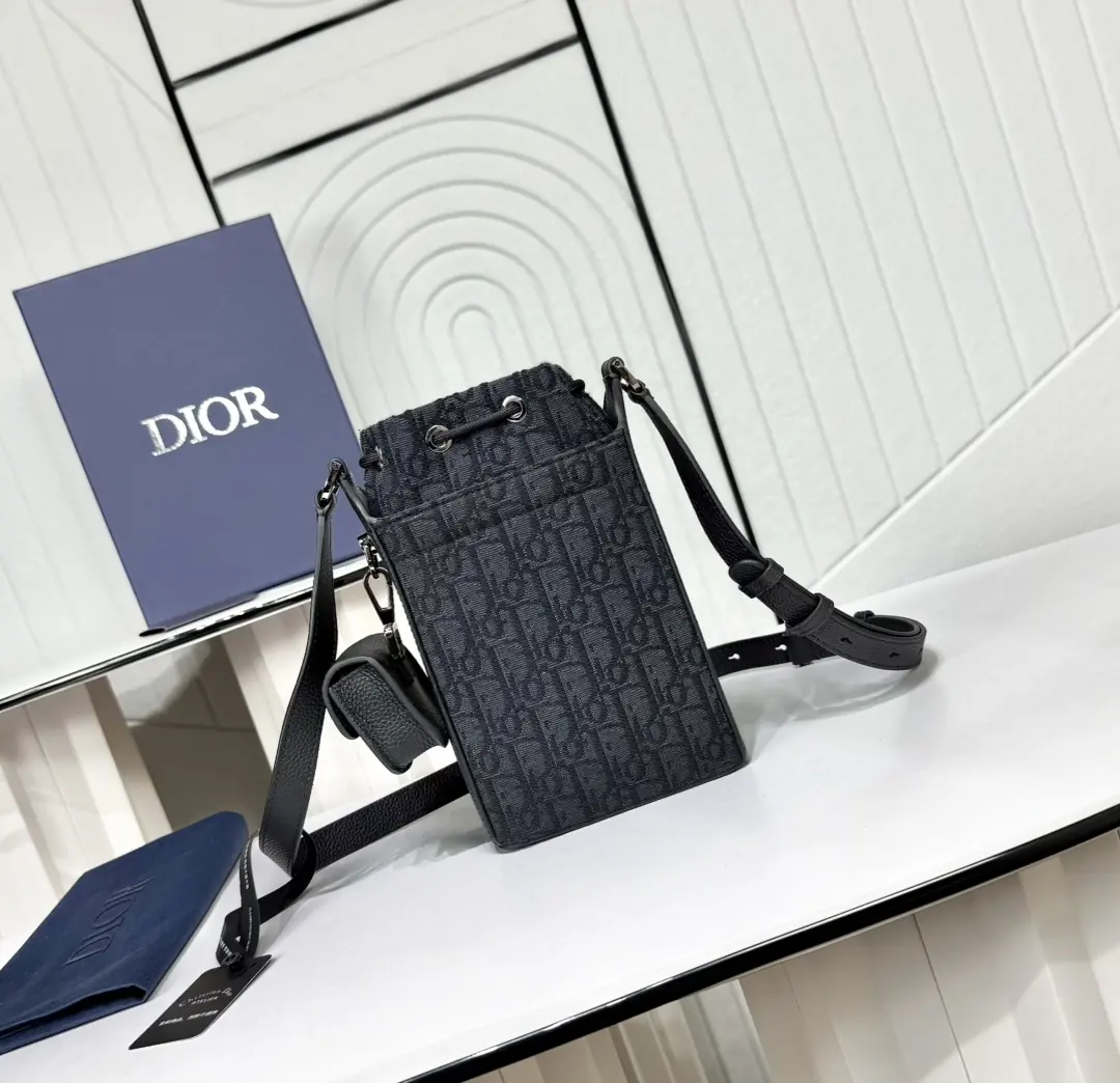 Dior Style Black Leather Top Handle Bag Lookbook Reference image 3