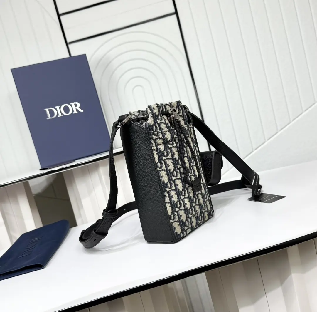 Dior Style Black Leather Top Handle Bag Lookbook Reference image 2