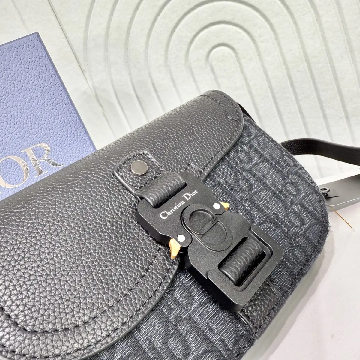 Dior Style Black Leather Top Handle Bag Lookbook Reference image 6