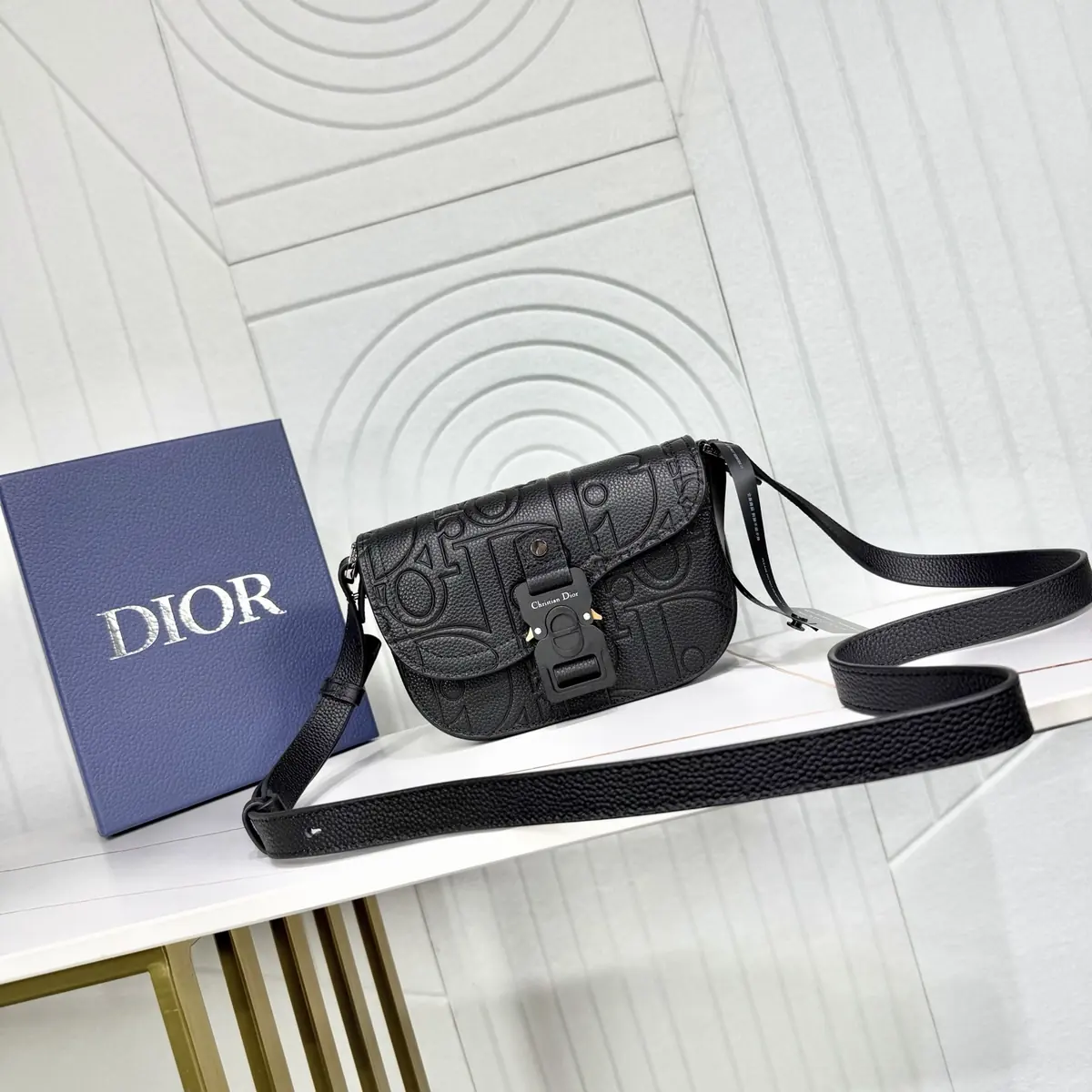 Dior Style Black Leather Top Handle Bag Lookbook Reference image 2