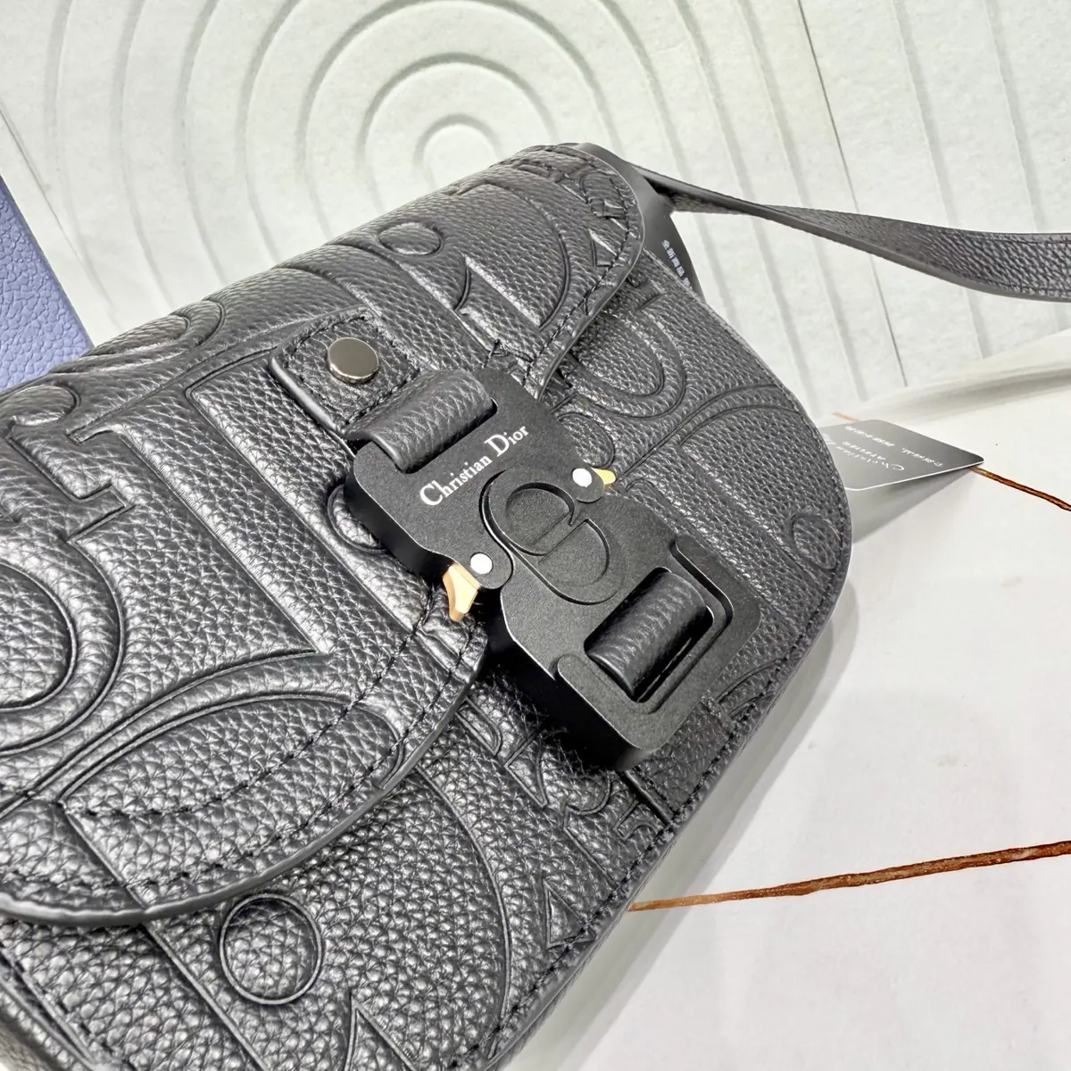 Dior Style Black Leather Top Handle Bag Lookbook Reference image 5
