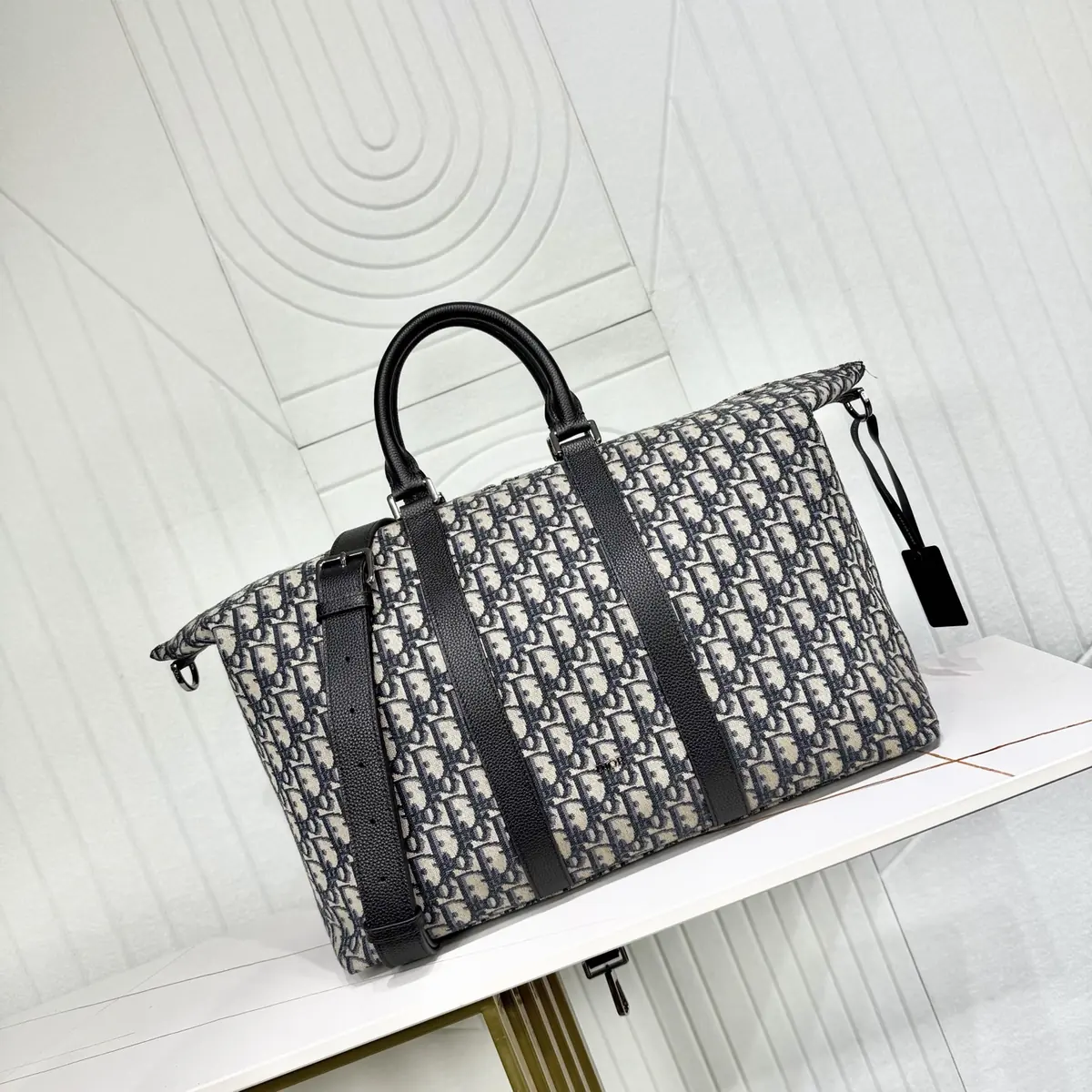 Dior Style Black Leather Top Handle Bag Lookbook Reference image 1