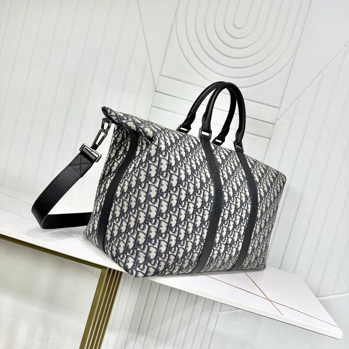 Dior Style Black Leather Top Handle Bag Lookbook Reference image 2