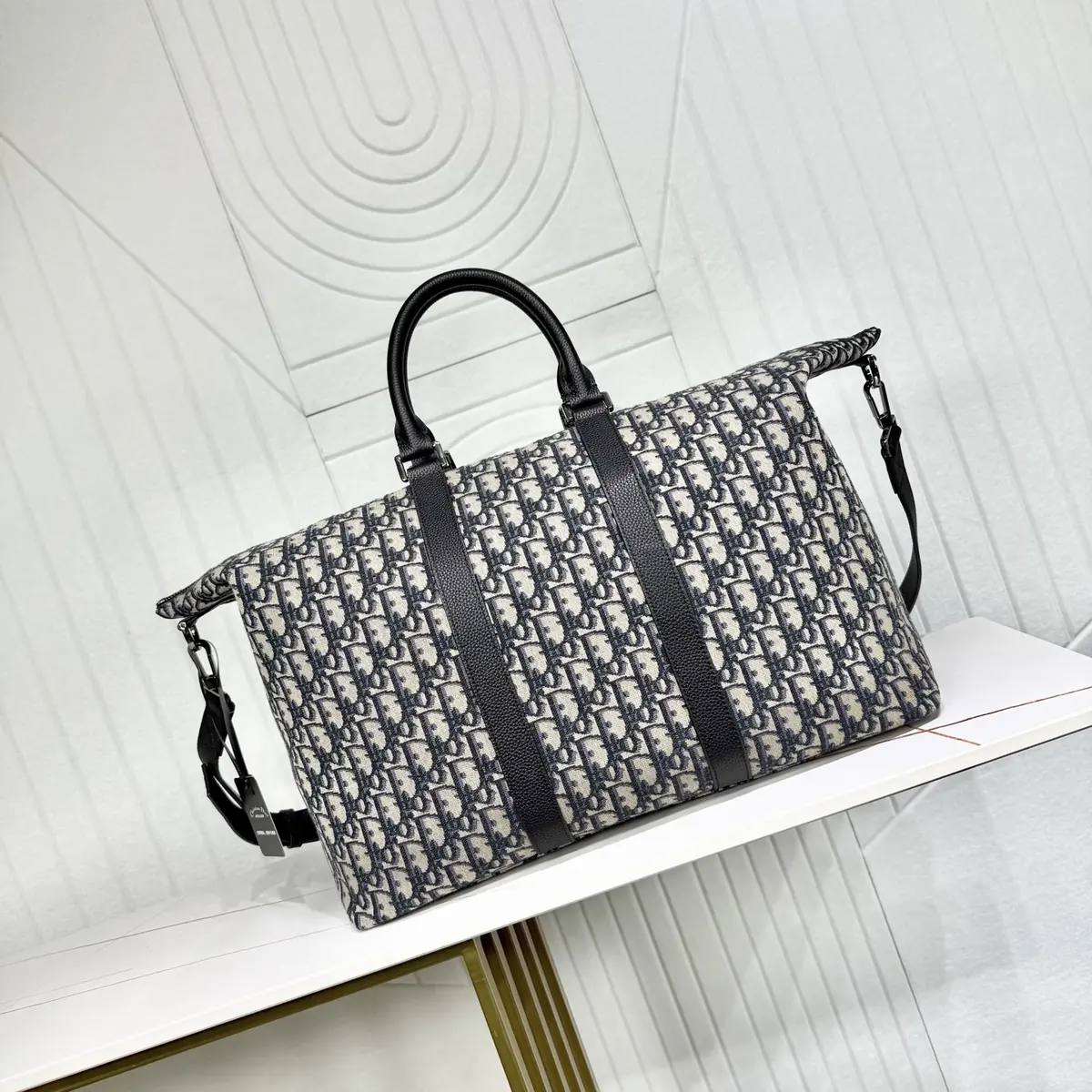 Dior Style Black Leather Top Handle Bag Lookbook Reference image 3