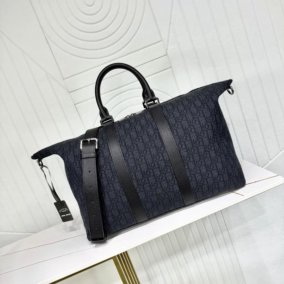 Dior Style Black Leather Top Handle Bag Lookbook Reference image 1