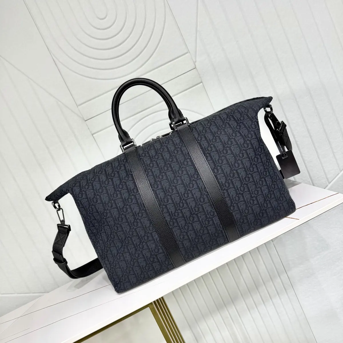 Dior Style Black Leather Top Handle Bag Lookbook Reference image 3
