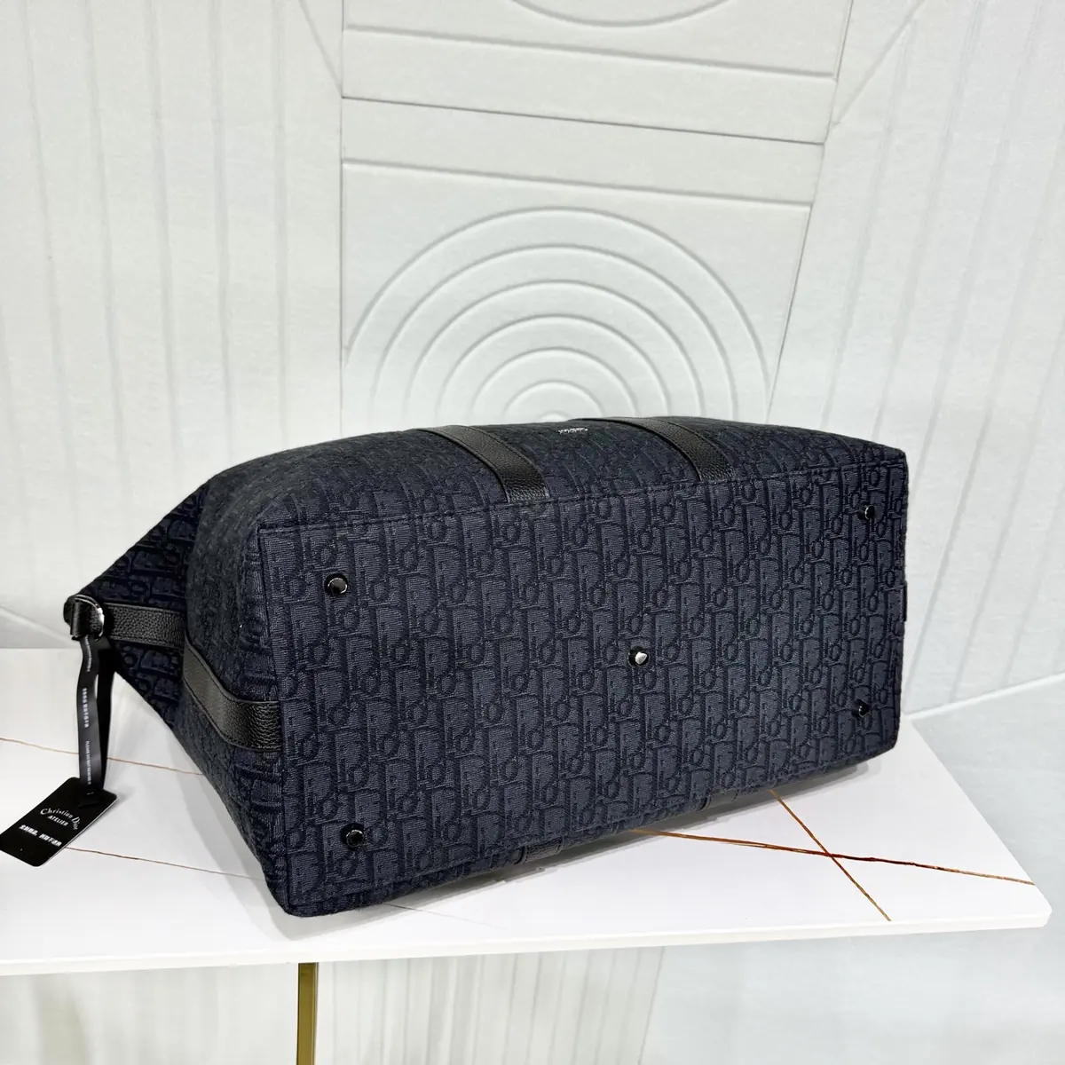 Dior Style Black Leather Top Handle Bag Lookbook Reference image 4