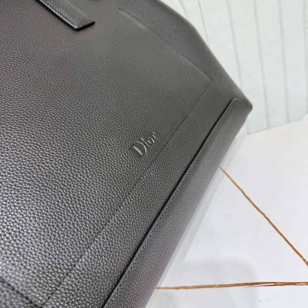 Dior Style Black Leather Top Handle Bag Lookbook Reference image 6