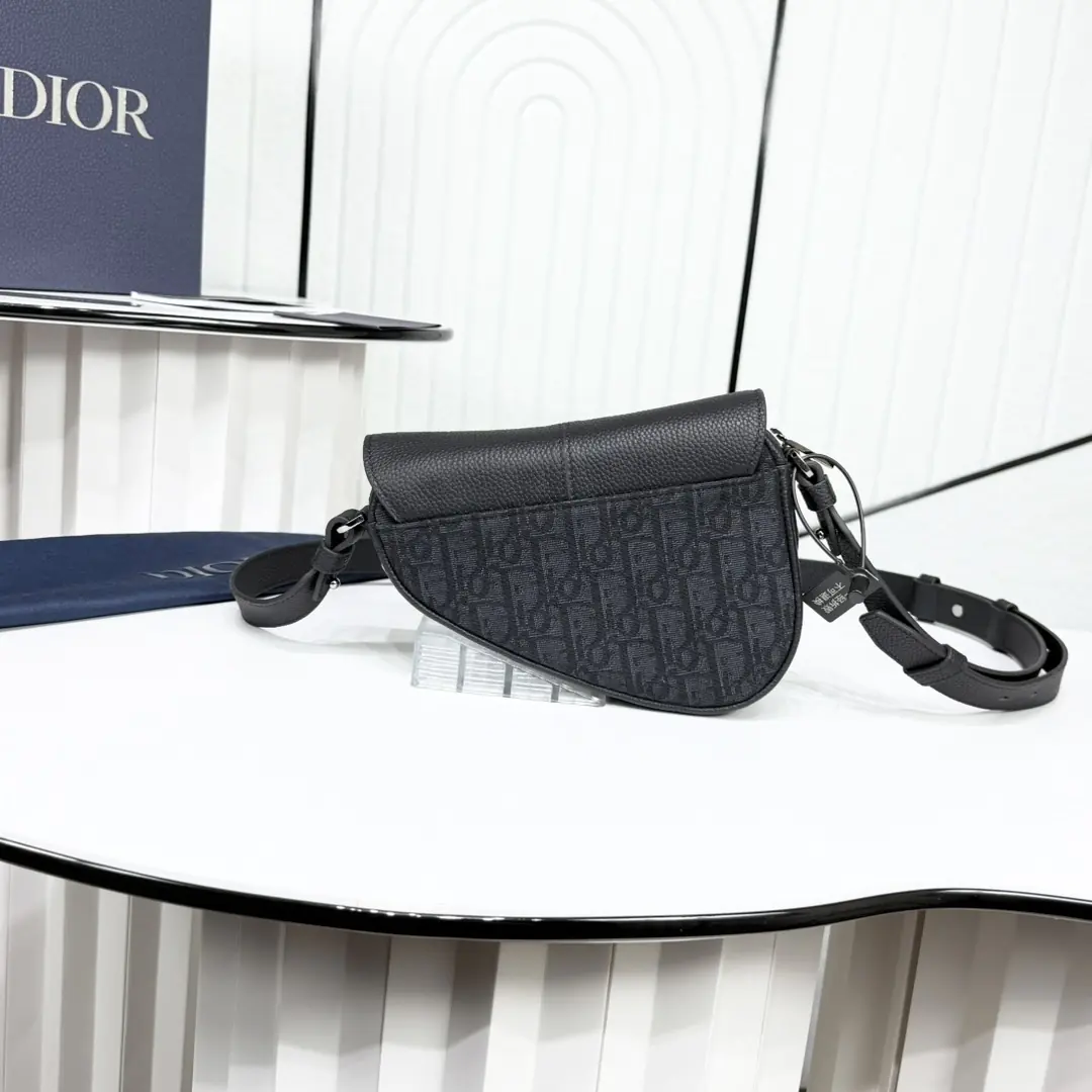Dior Style Black Leather Top Handle Bag Lookbook Reference image 4