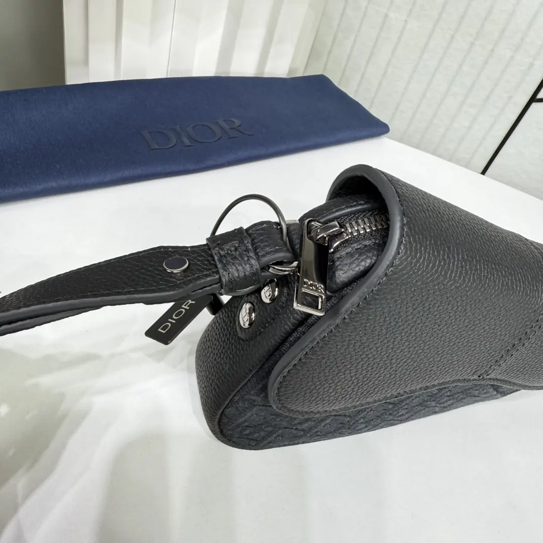 Dior Style Black Leather Top Handle Bag Lookbook Reference image 6