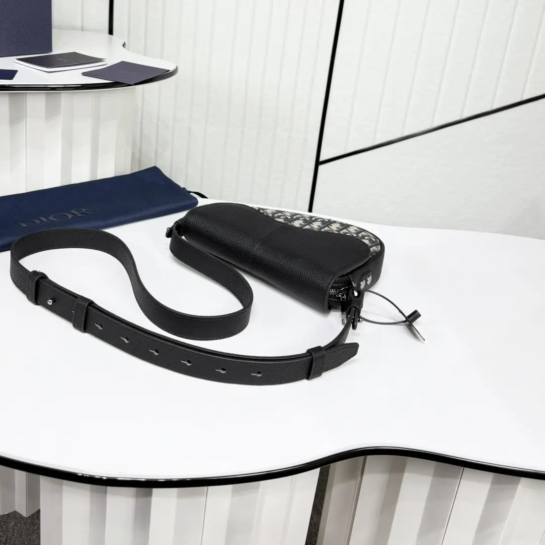 Dior Style Black Leather Top Handle Bag Lookbook Reference image 6