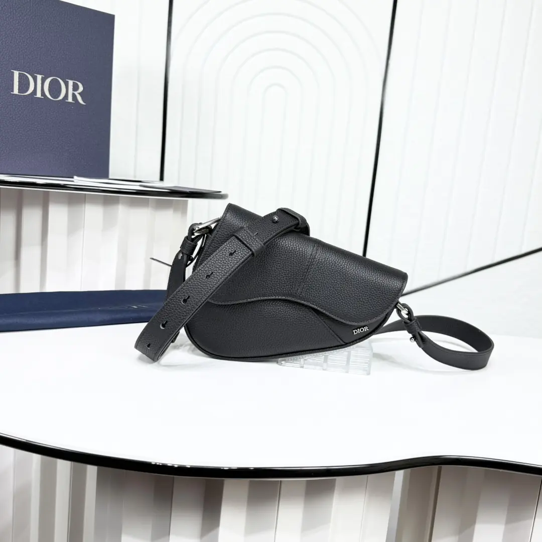 Dior Style Black Leather Top Handle Bag Lookbook Reference image 1