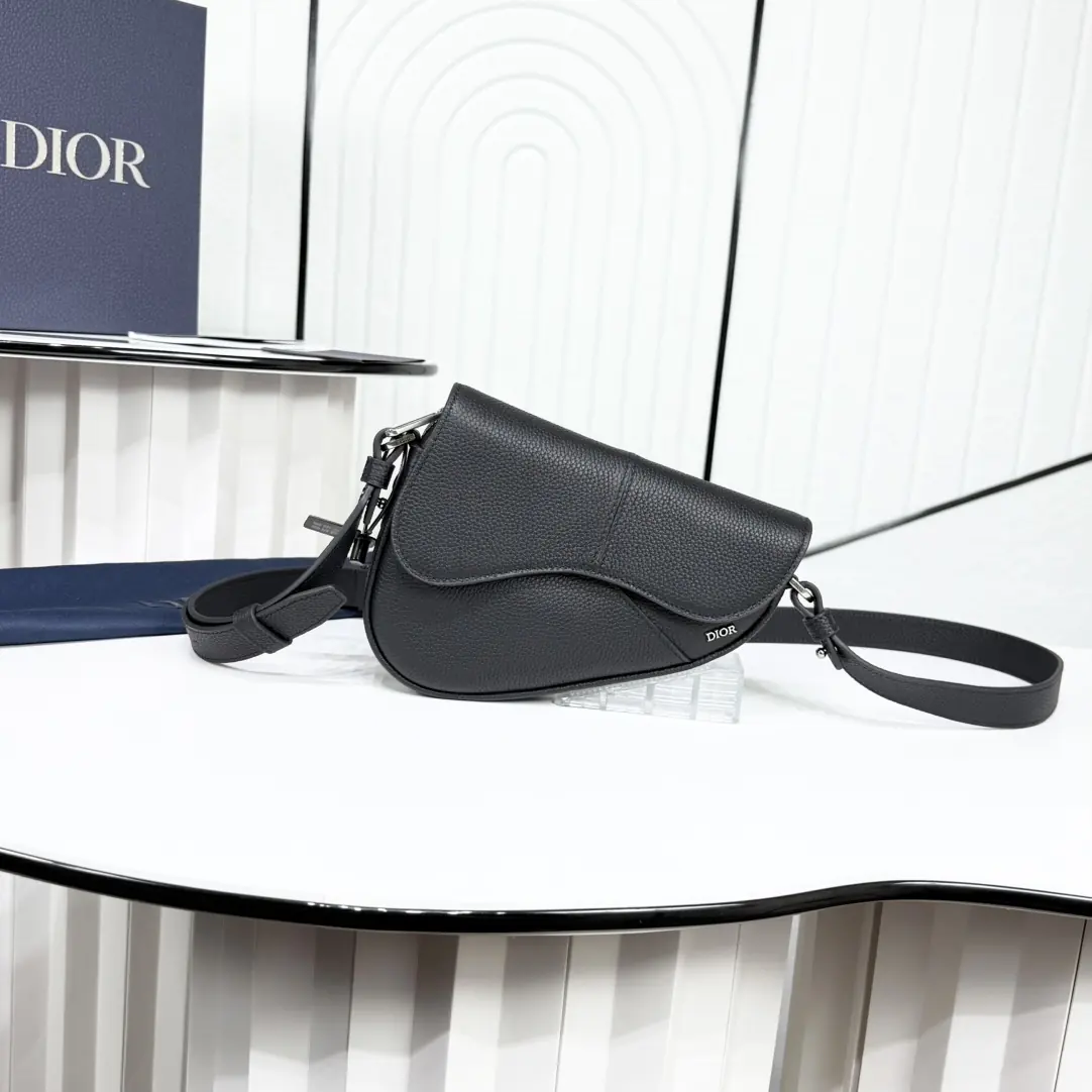 Dior Style Black Leather Top Handle Bag Lookbook Reference image 2
