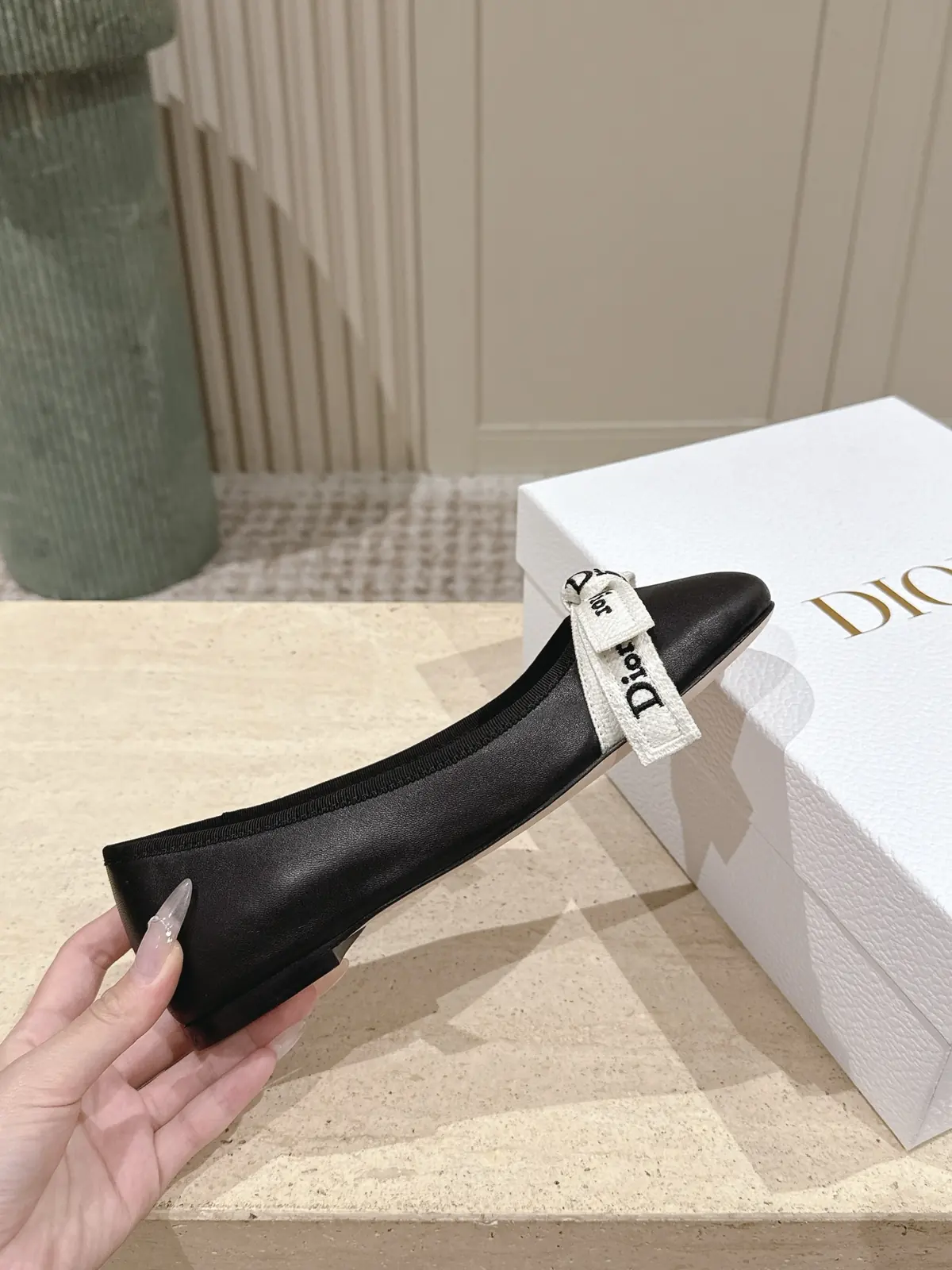 Dior Style Black Leather Women's Shoes Lookbook Reference image 5
