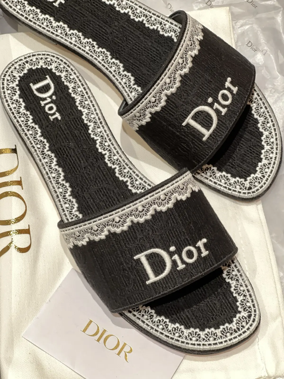 Dior Style Black Leather Women's Shoes Lookbook Reference image 3