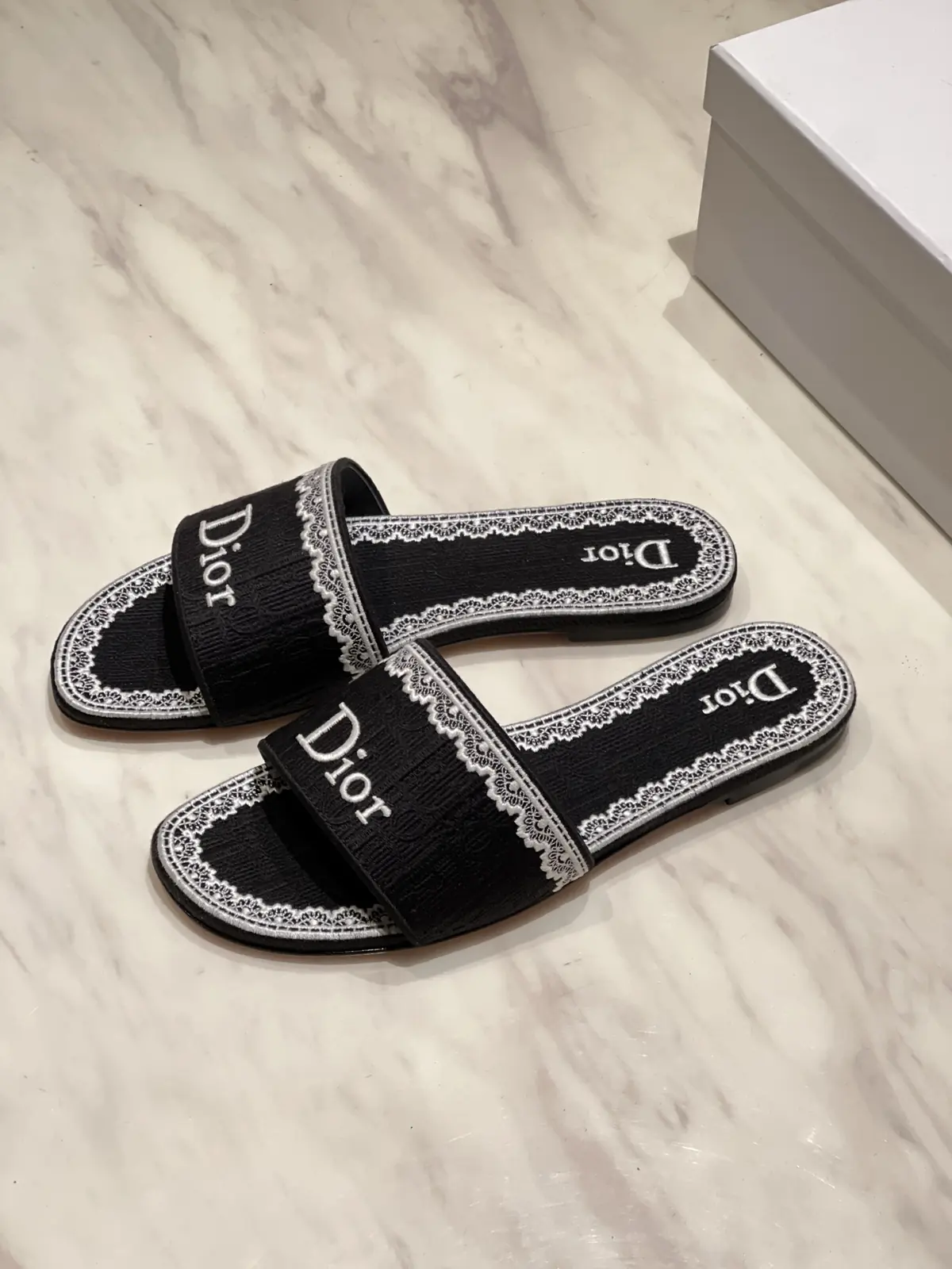 Dior Style Black Leather Women's Shoes Lookbook Reference image 4