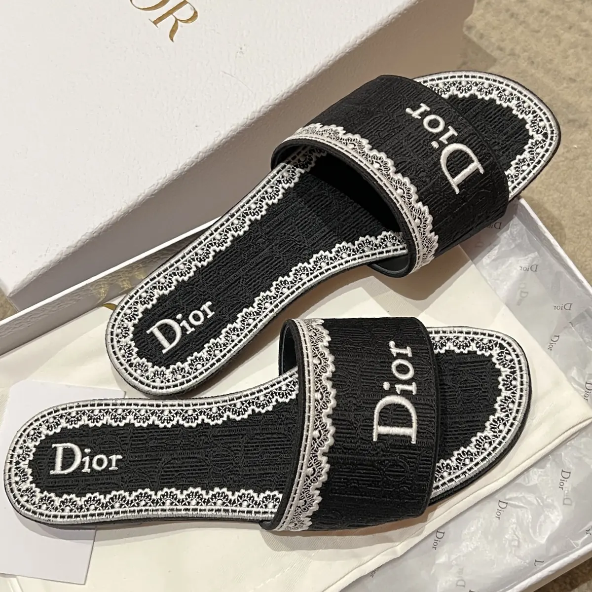 Dior Style Black Leather Women's Shoes Lookbook Reference image 5